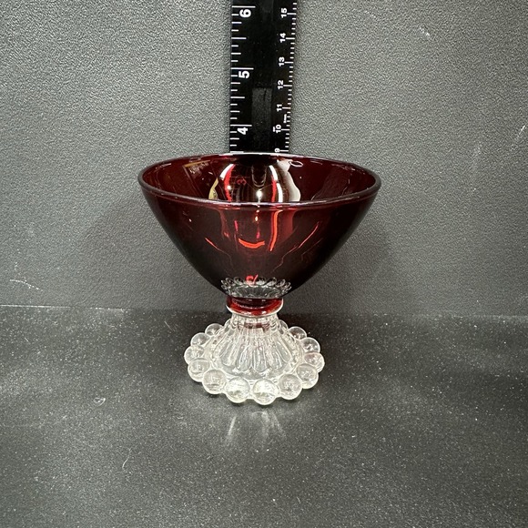 Anchor Hocking Berwick "Boopie" Ruby Red Sherbet/Champagne Glass, Set of 4, VTG - Picture 8 of 8